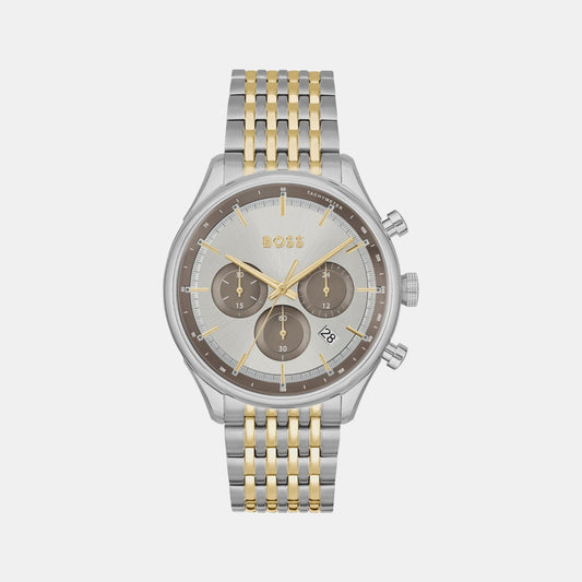 Gregor Men Quartz Grey Dial Chronograph Stainless Steel Watch 1514053