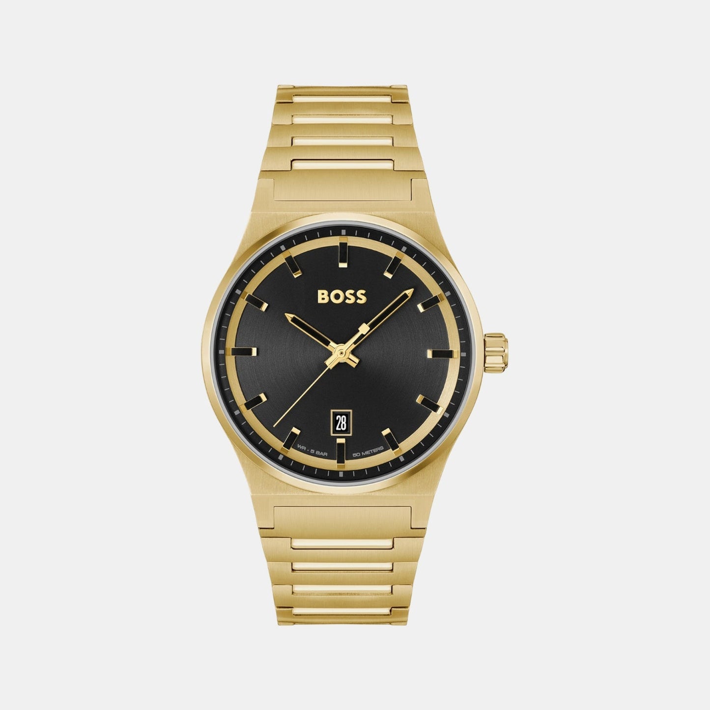 Candor Men Quartz Black Dial Analog Stainless Steel Watch 1514077