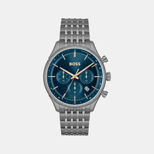 Gregor Men Quartz Blue Dial Chronograph Stainless Steel Watch 1514083