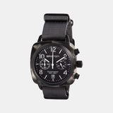 Clubmaster Classic Unisex Quartz Black Dial Chronograph NATO Watch 15140.PBAM.GT.3.NG