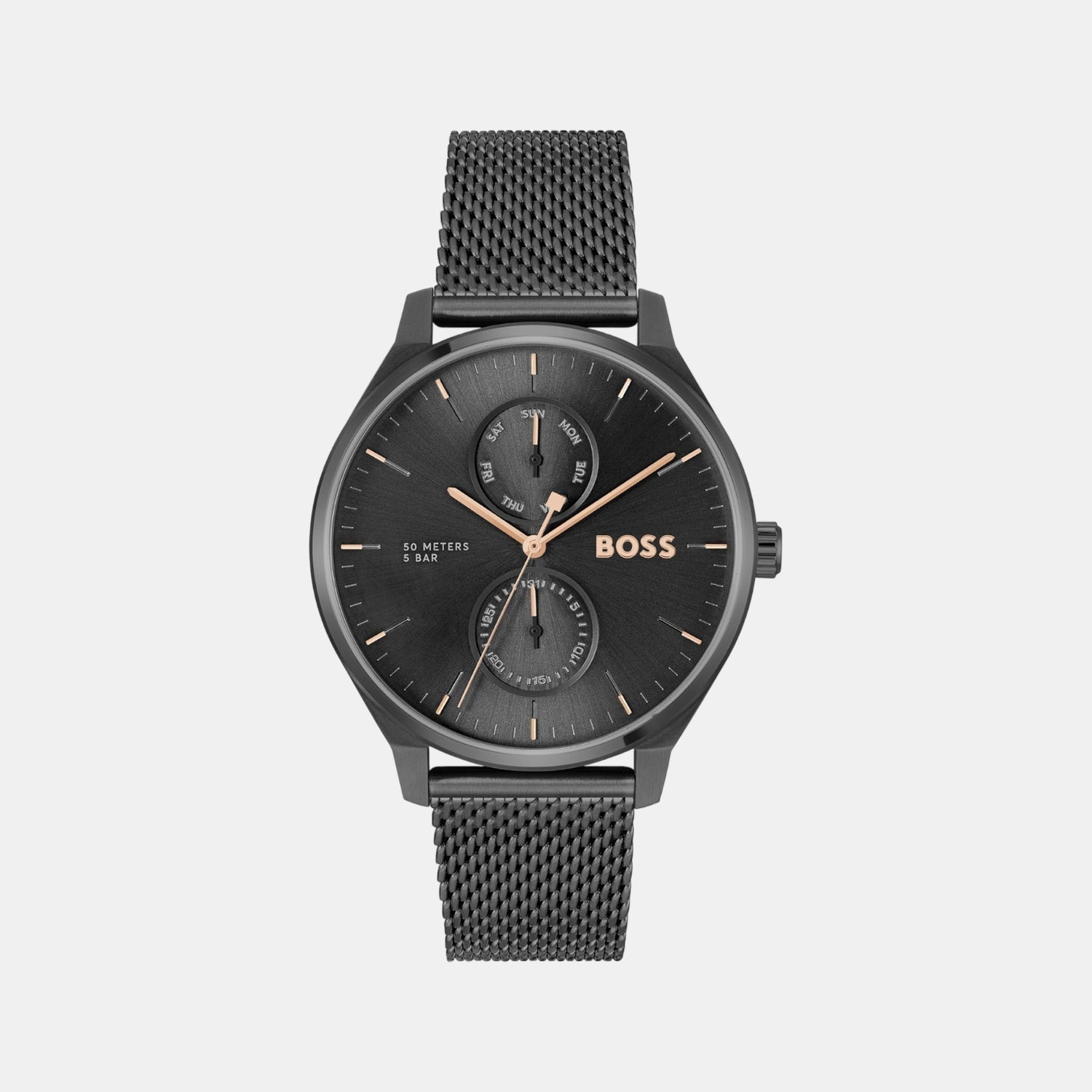 Tyler Men Quartz Black Dial Chronograph Stainless Steel Watch 1514105