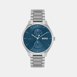 Tyler Men Quartz Blue Dial Chronograph Stainless Steel Watch 1514106