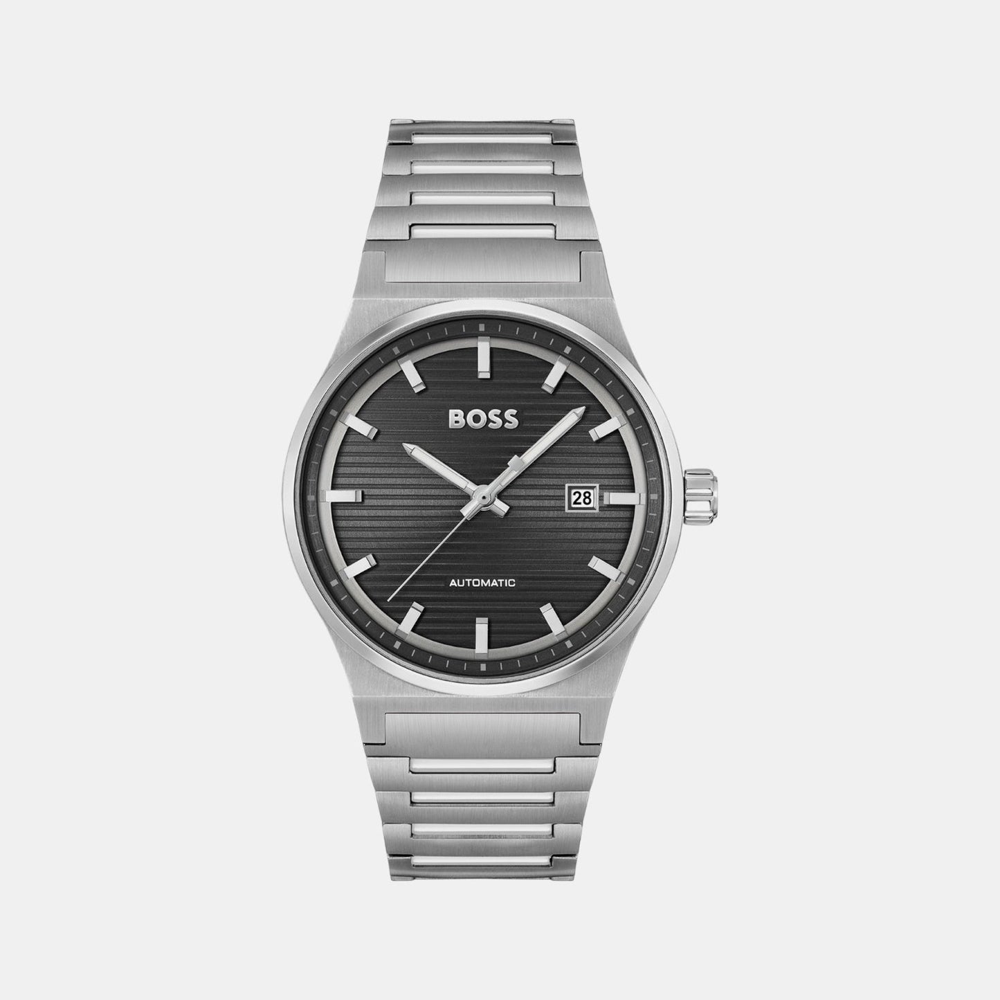 Candor Men Quartz Black Dial Analog Stainless Steel Watch 1514117