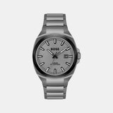 Walker Men Quartz Grey Dial Analog Stainless Steel Watch 1514137
