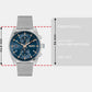 Skytraveller Men Quartz Blue Dial Chronograph Stainless Steel Watch 1514149