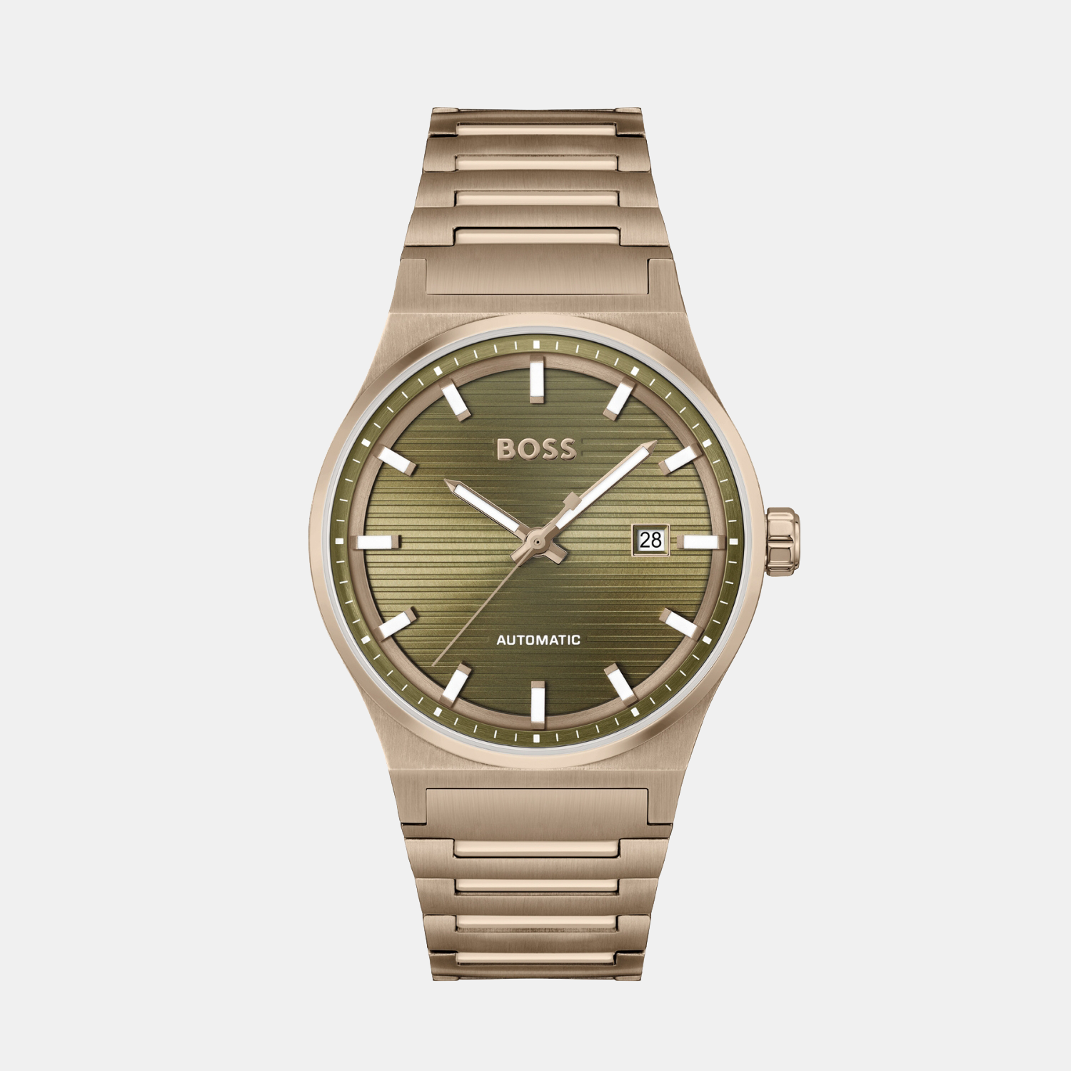 Candor Men Automatic Green Dial Analog Stainless Steel Watch 1514184
