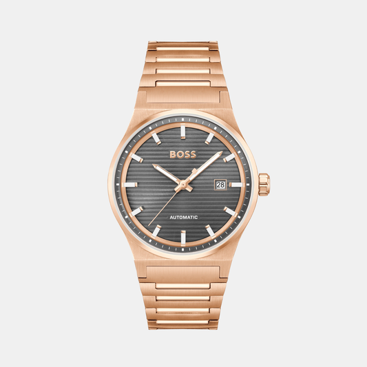 Candor Men Automatic Grey Dial Analog Stainless Steel Watch 1514185