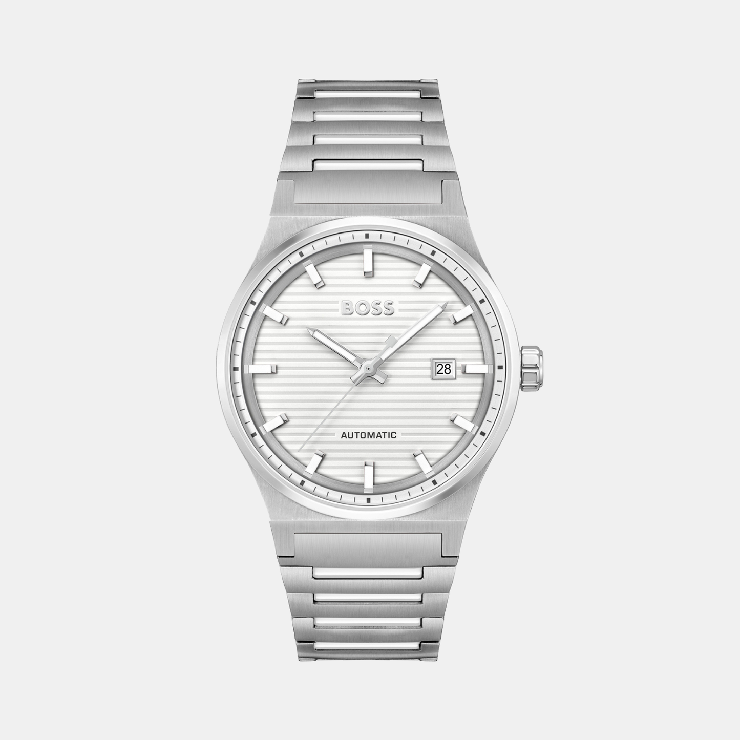 Candor Men Automatic White Dial Analog Stainless Steel Watch 1514186