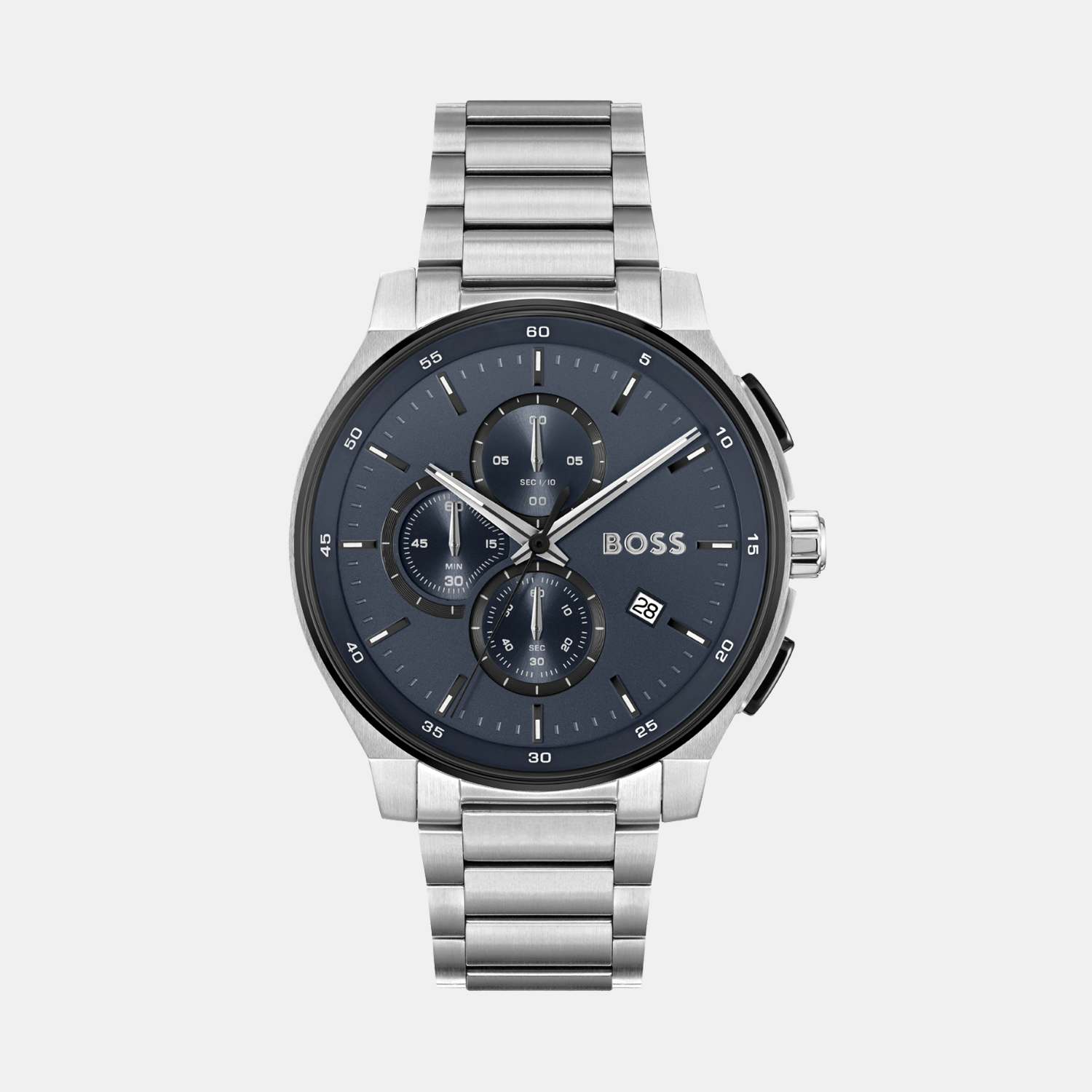 Peak 2.0 Men Quartz Blue Dial Chronograph Stainless Steel Watch 1514189