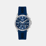 Strike Men Quartz Blue Dial Chronograph Silicone Watch 1514239