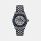 Principle Skeleton Men Automatic Blue Dial Analog Stainless Steel Watch 1514254