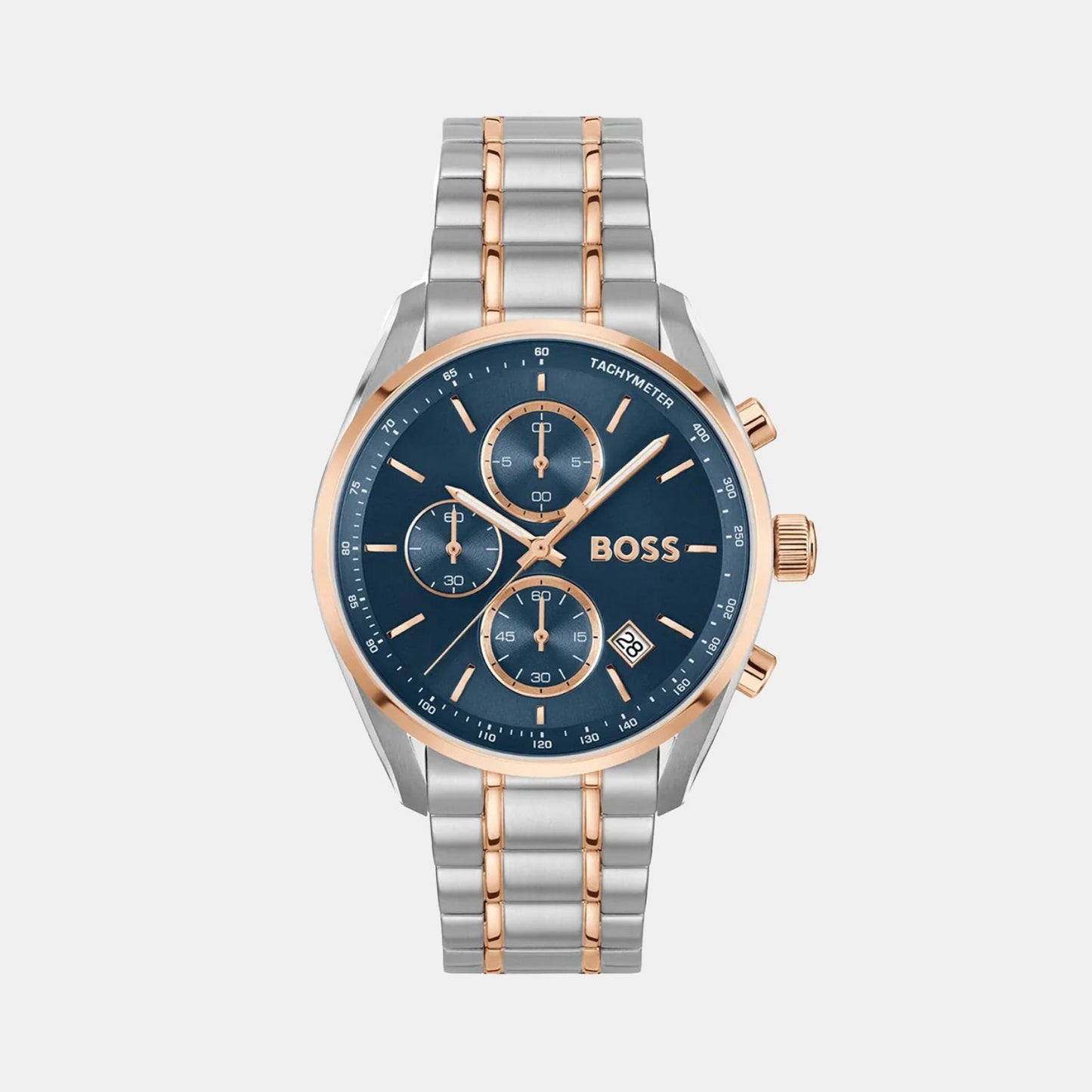 Grand Prix 40 Men Quartz Blue Dial Chronograph Stainless Steel Watch 1514260