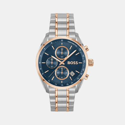 Grand Prix 40 Men Quartz Blue Dial Chronograph Stainless Steel Watch 1514260