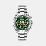 Hero 2.0 Men Quartz Green Dial Chronograph Stainless Steel Watch 1514268