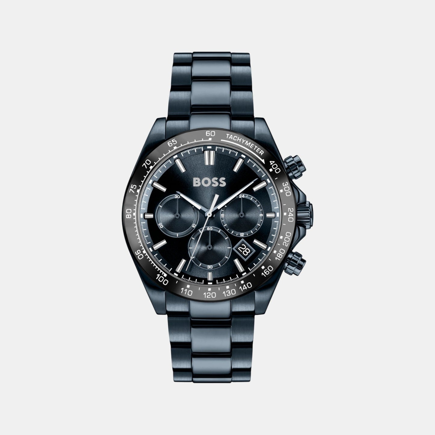 Hero 2.0 Men Quartz Blue Dial Chronograph Stainless Steel Watch 1514270