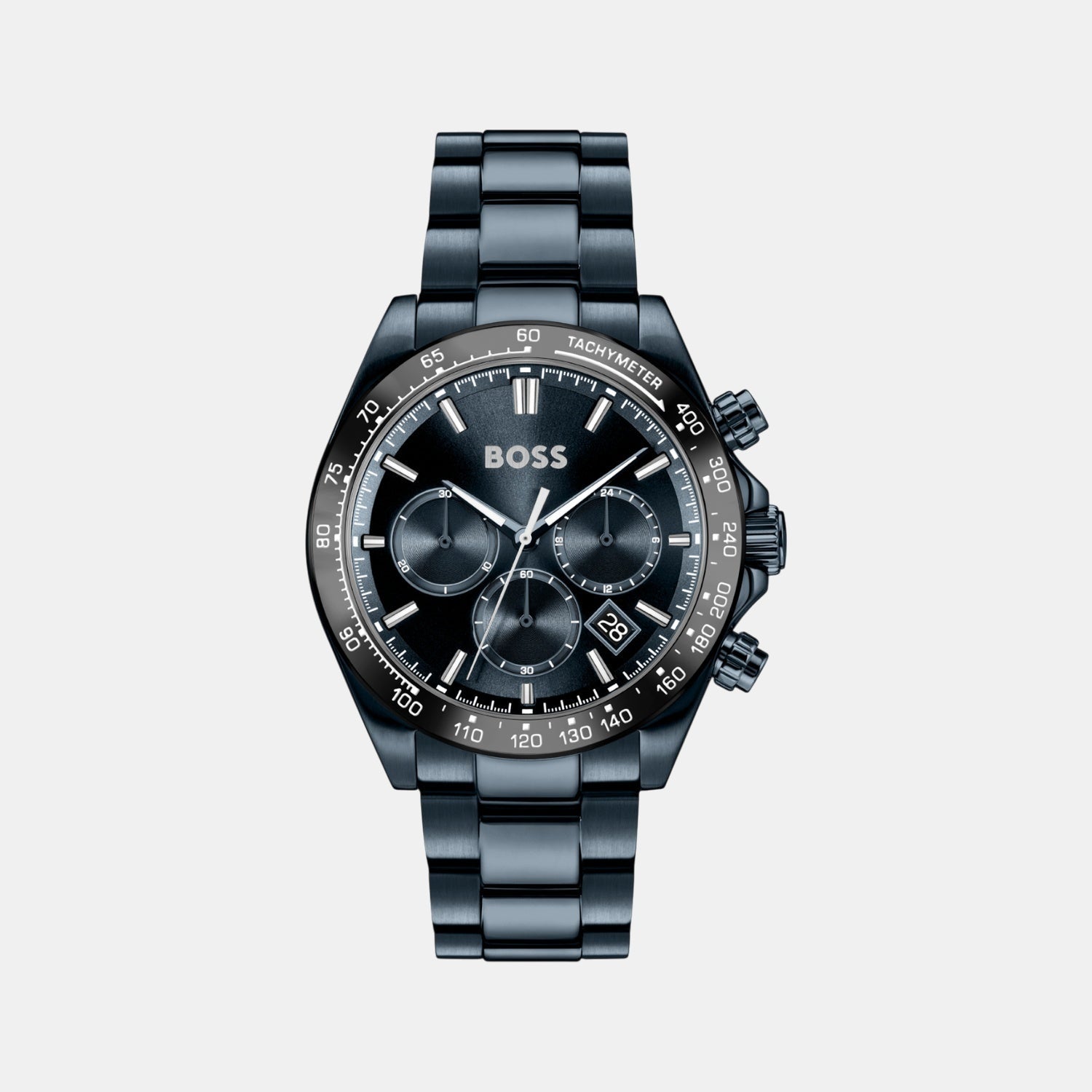 Hero 2.0 Men Quartz Blue Dial Chronograph Stainless Steel Watch 1514270
