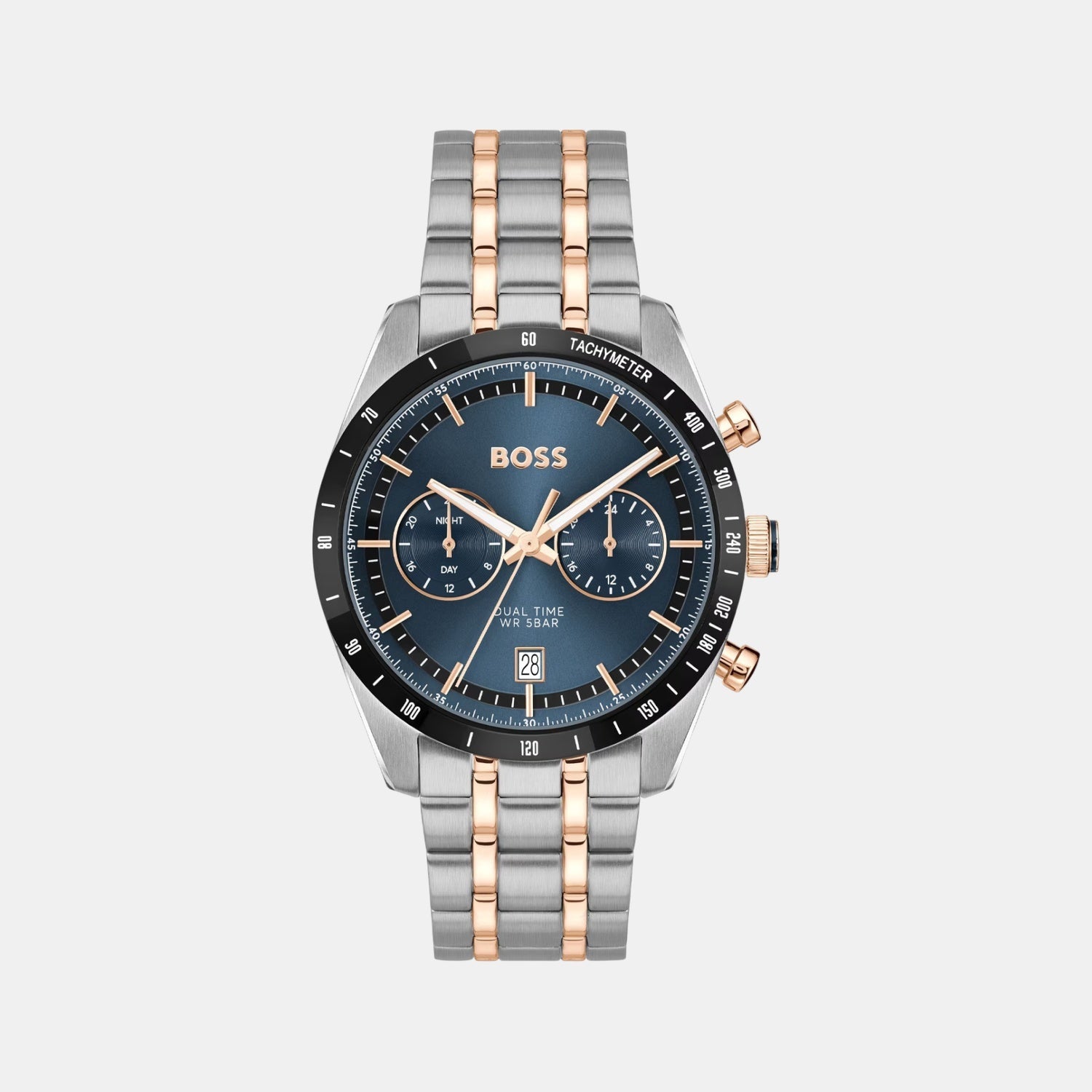 Tourmaster Men Quartz Blue Dial Multi-Function Stainless Steel Watch 1514288