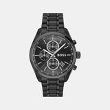Grand Prix Men Quartz Black Dial Chronograph Stainless Steel Watch 1514298