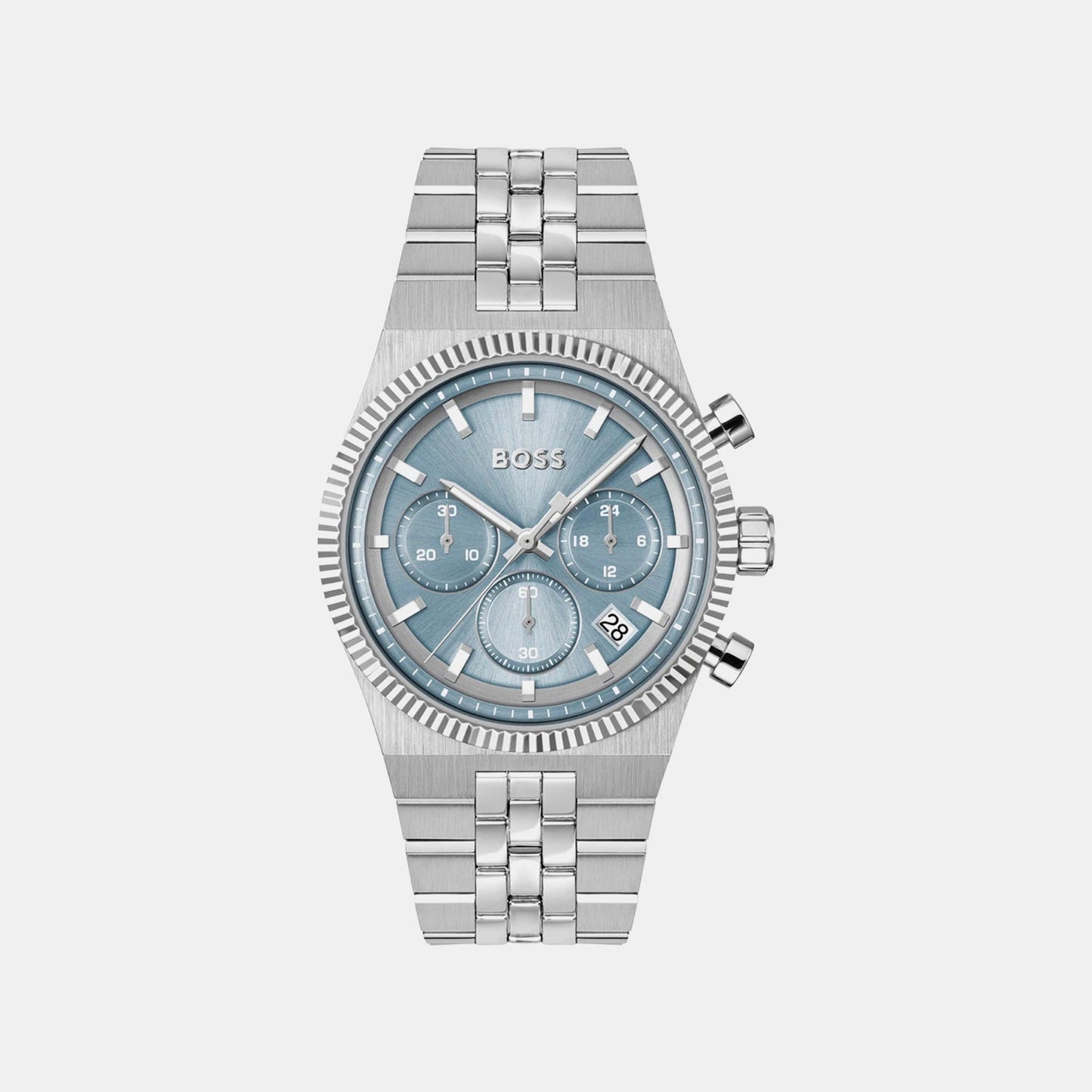 Candor Men Quartz Blue Dial Chronograph Stainless Steel Watch 1514306