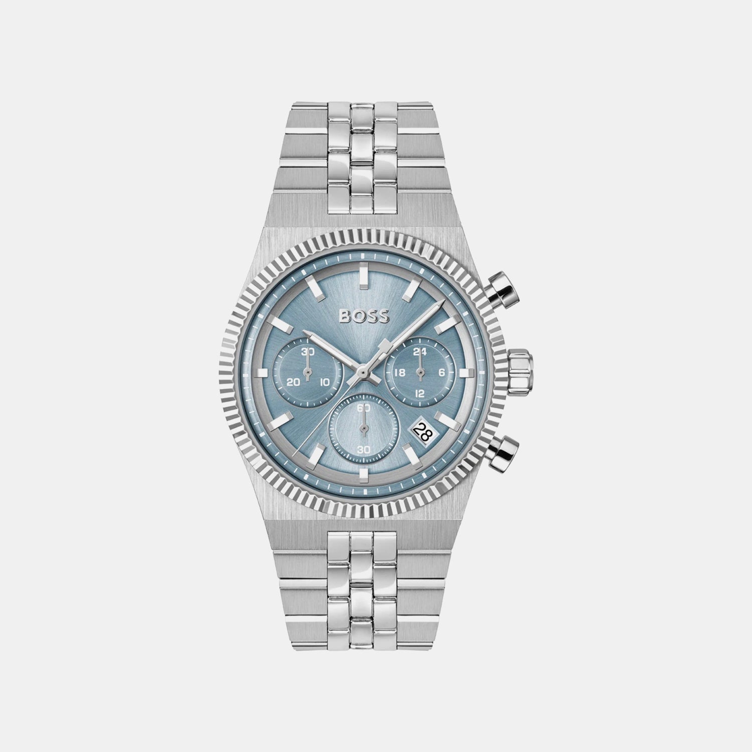 Candor Men Quartz Blue Dial Chronograph Stainless Steel Watch 1514306