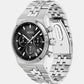 Candor Men Quartz Black Dial Chronograph Stainless Steel Watch 1514307