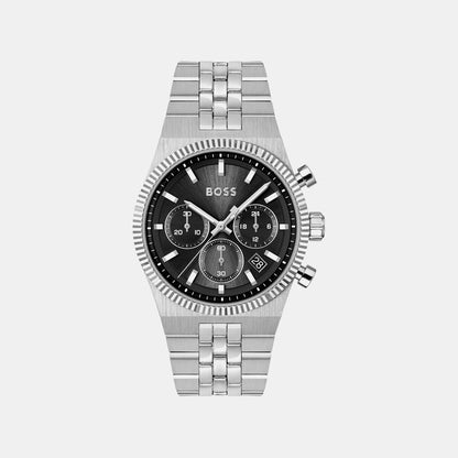 Candor Men Quartz Black Dial Chronograph Stainless Steel Watch 1514307