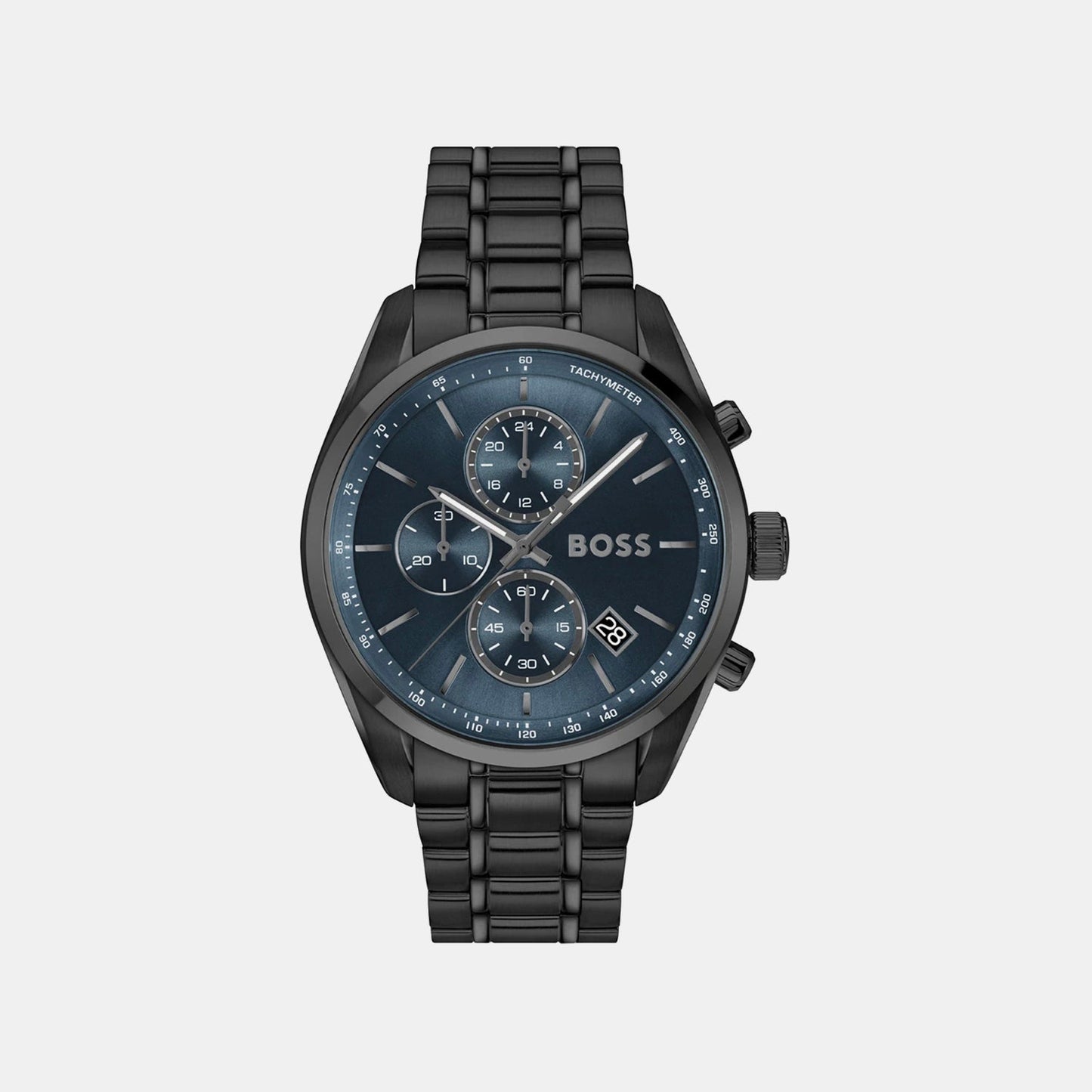 Grand Prix Men Quartz Blue Dial Chronograph Stainless Steel Watch 1514314