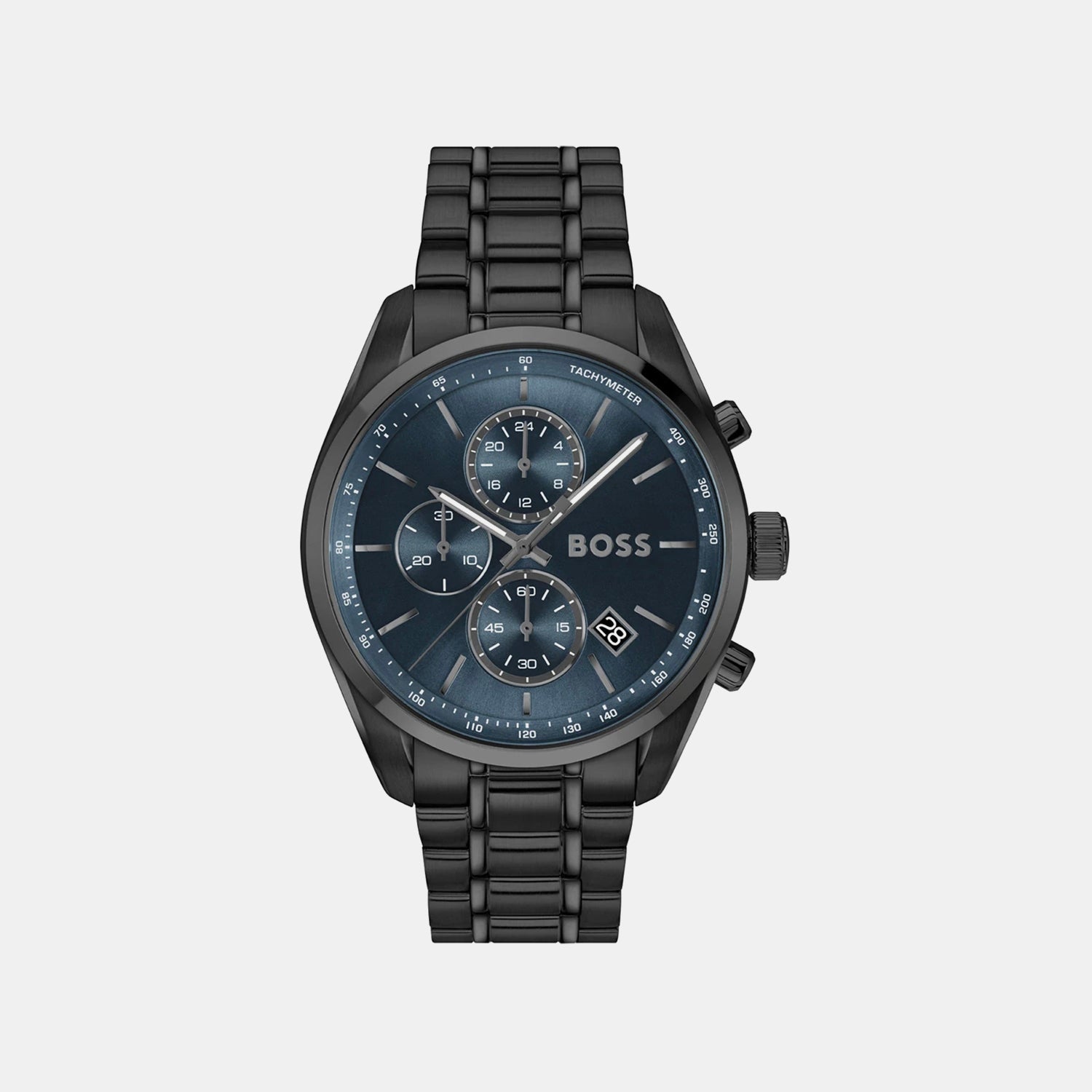 Grand Prix Men Quartz Blue Dial Chronograph Stainless Steel Watch 1514314