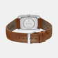 Principle Dress Men Quartz Silver Dial Multi-Function Leather Watch 1514316