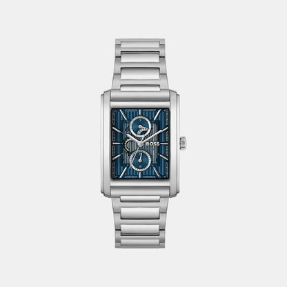 Principle Dress Men Quartz Blue Dial Multi-Function Stainless Steel Watch 1514318