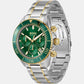 Sealiner Men Quartz Green Dial Chronograph Stainless Steel Watch 1514325