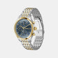 Stratus Men Quartz Blue Dial Analog Stainless Steel Watch 1514329