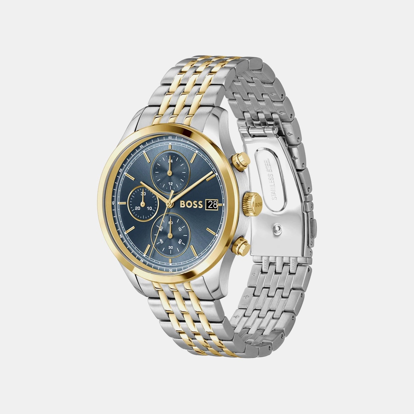Stratus Men Quartz Blue Dial Analog Stainless Steel Watch 1514329