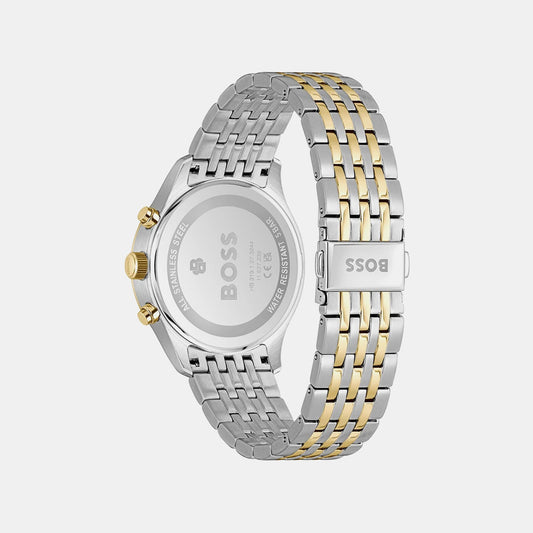 Stratus Men Quartz Blue Dial Analog Stainless Steel Watch 1514329