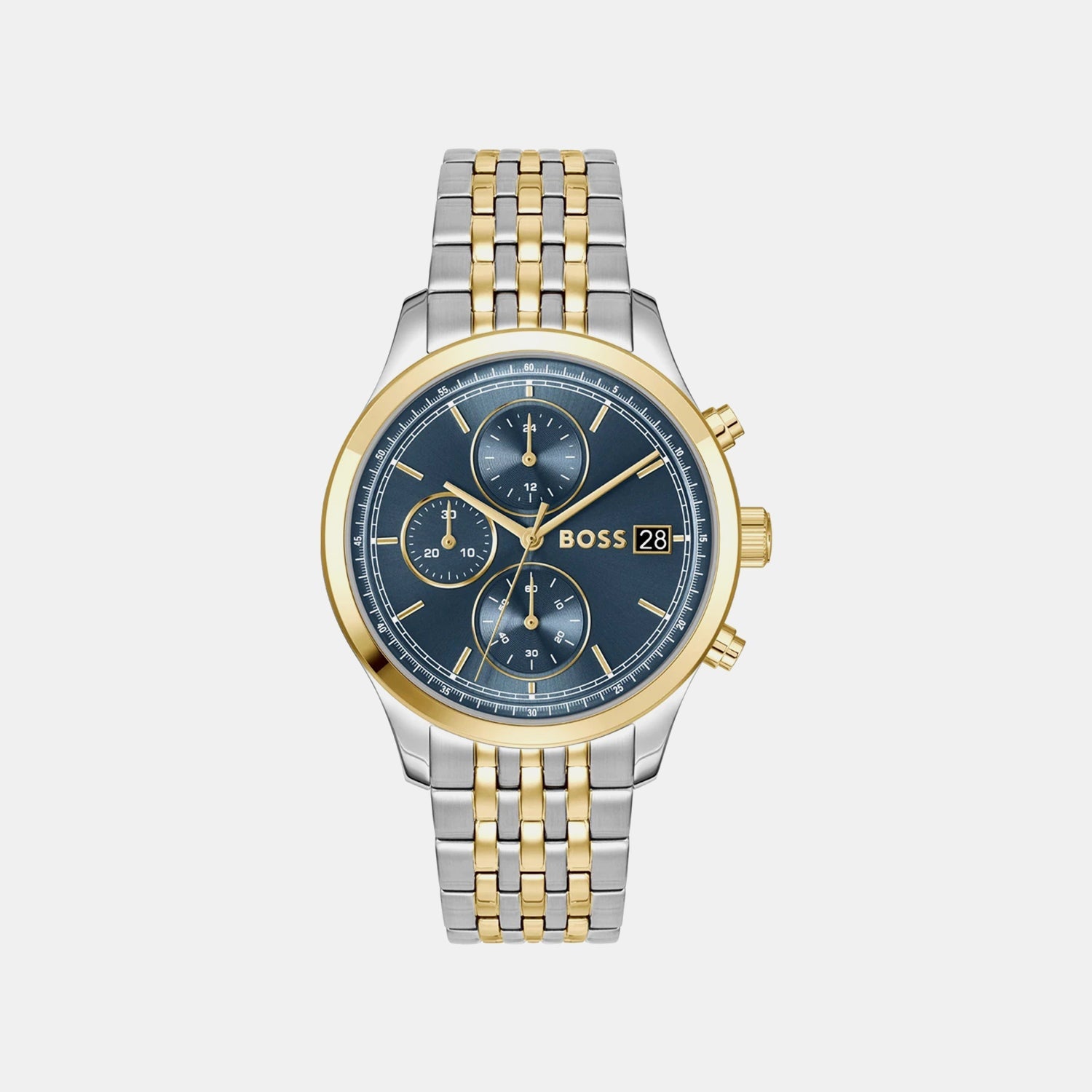 Stratus Men Quartz Blue Dial Analog Stainless Steel Watch 1514329