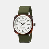 Clubmaster Classic Unisex Quartz White Dial Analog NATO Watch 16240.SA.T.2.NGA