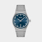 Candor Men Quartz Blue Dial Analog Stainless Steel Watch 1514076