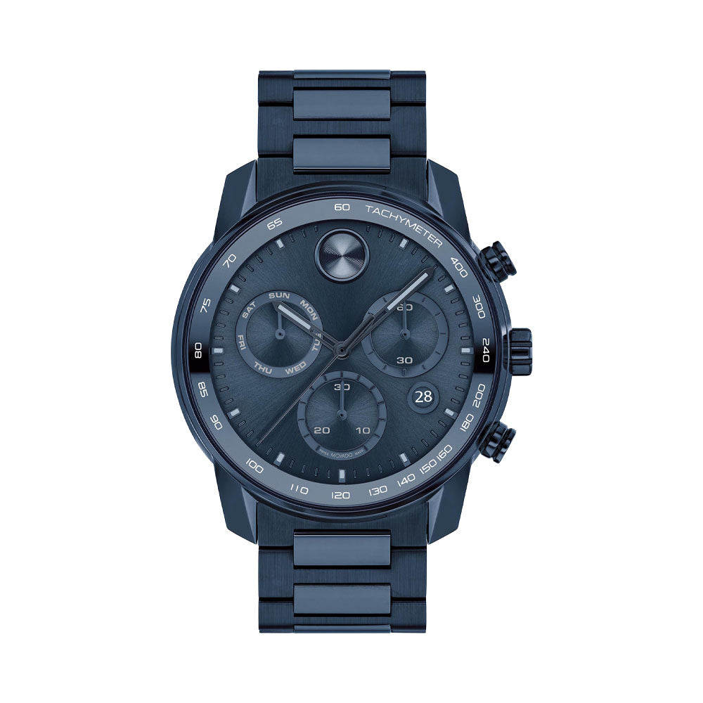 Movado BOLD Verso Ion-Plated Stainless Steel Men's Watch 3600868