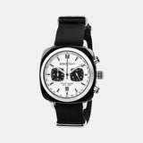 Clubmaster Sport Men Quartz White Dial Chronograph NATO Watch 17142.SA.BS.2.NB