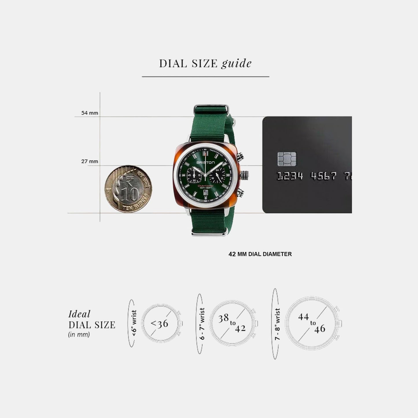 Clubmaster Sport Men Quartz Green Dial Chronograph NATO Watch 17142.SA.TS.10.NBG