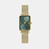 Ariane Women Quartz Green Dial Analog Leather Watch 172F572