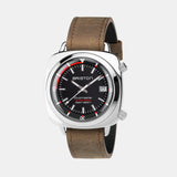 Clubmaster Diver Men Automatic Black Dial Analog Leather Watch 17642.PS.D.1.LVBR