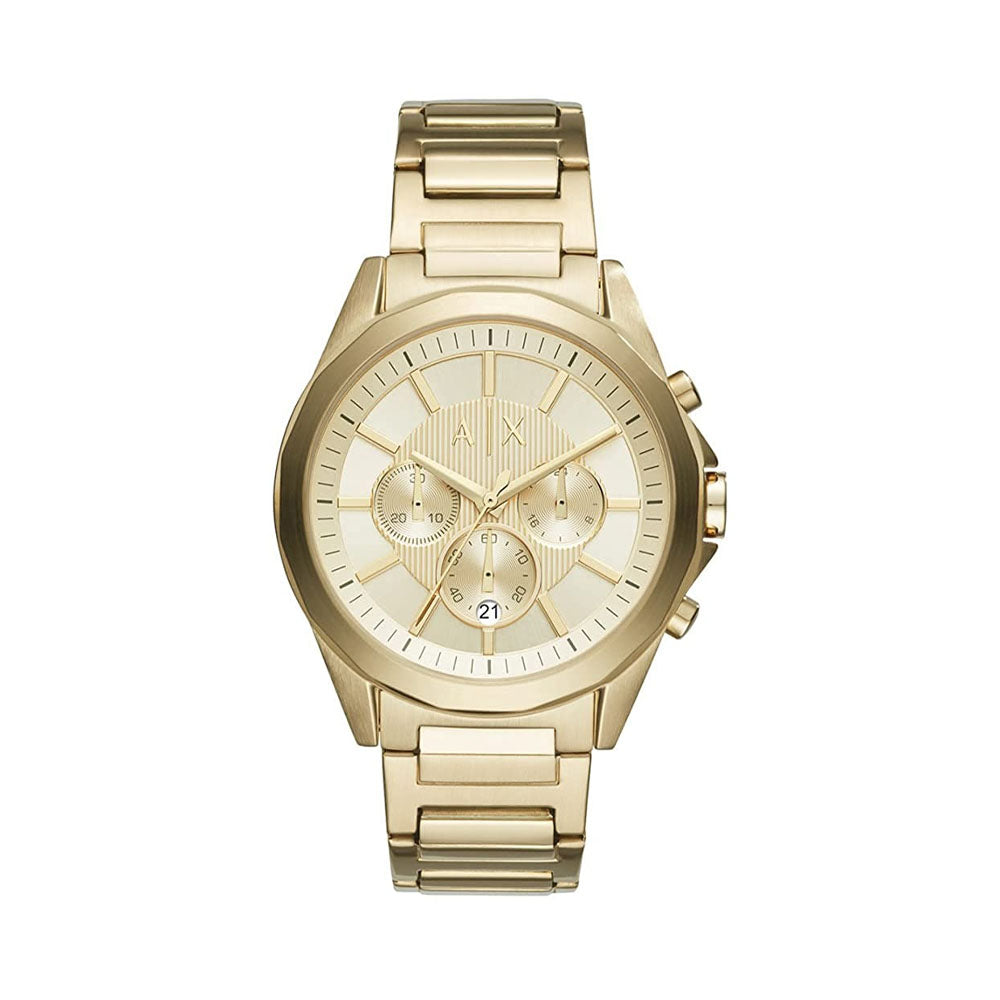 Armani Exchange Drexler Analog Gold Dial Men's Watch - AX2602