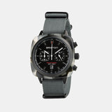 Clubmaster Sport Men Quartz Black Dial Chronograph NATO Watch 18142.PBAM.GTS.3.NG