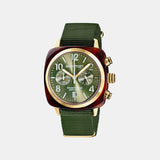 Men Quartz Green Dial Chronograph NATO Watch 19140.PYA.T.26.NOL