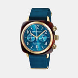 Clubmaster Classic Unisex Quartz Blue Dial Chronograph NATO Watch 19140.PYA.T.31.NBD