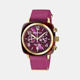 Clubmaster Classic Unisex Quartz Red Dial Chronograph NATO Watch 19140.PYA.T.32.NC