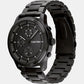Sport Men Quartz Black Dial Chronograph Stainless Steel Watch 25200209