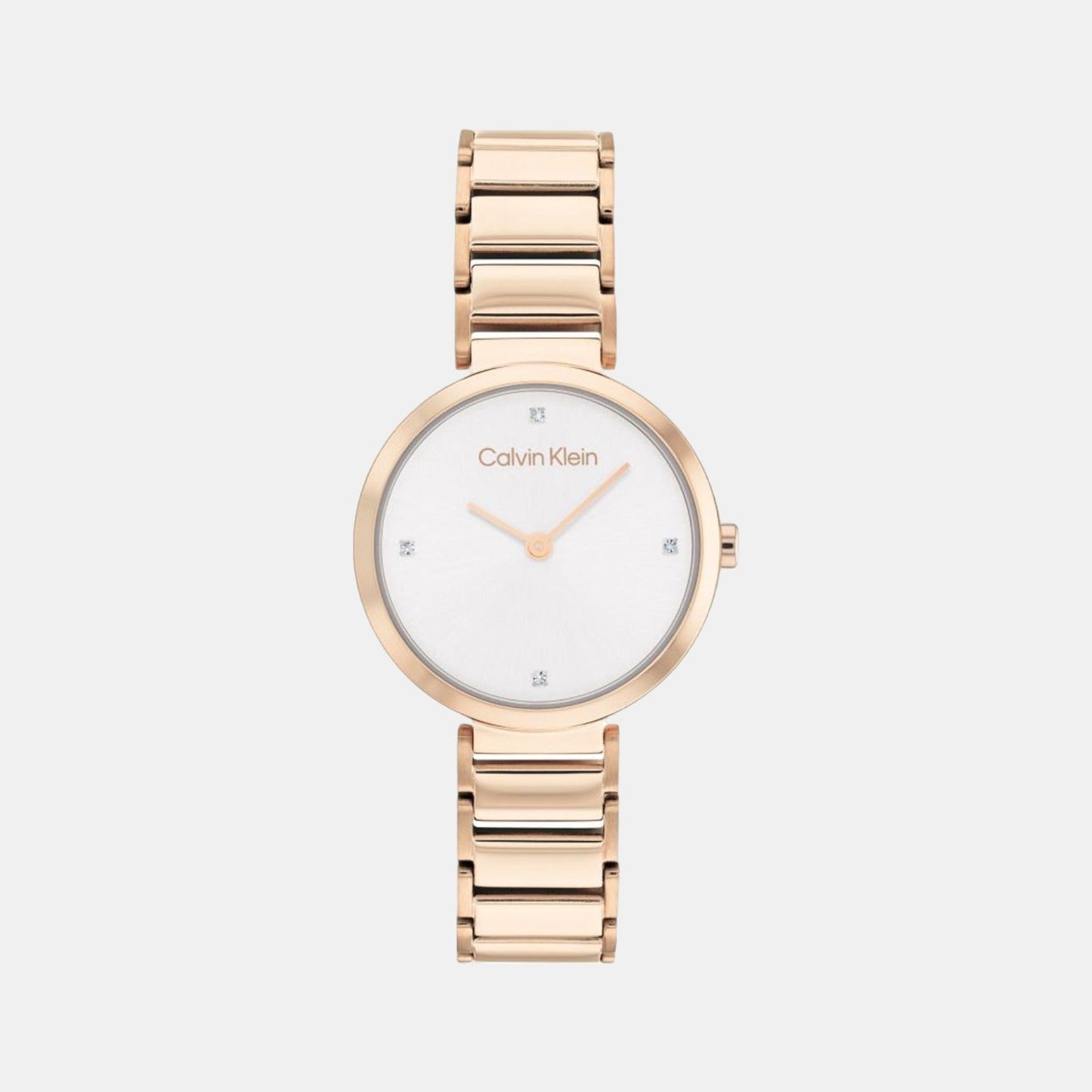 Minimalistic T Bar Women Quartz Grey Dial Analog Stainless Steel Watch 25200140