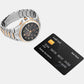 Coutura Men Solar Grey Dial Analog Stainless Steel Watch SSC788P9